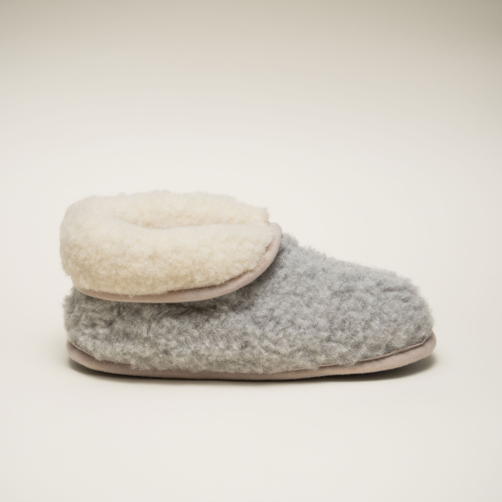 WoolLando Dabīgas Merino vilnas čības GREY