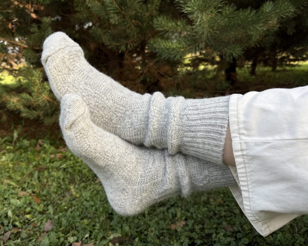 WoolLando Jaunzēlandes aitas vilnas zeķes PELĒKAS