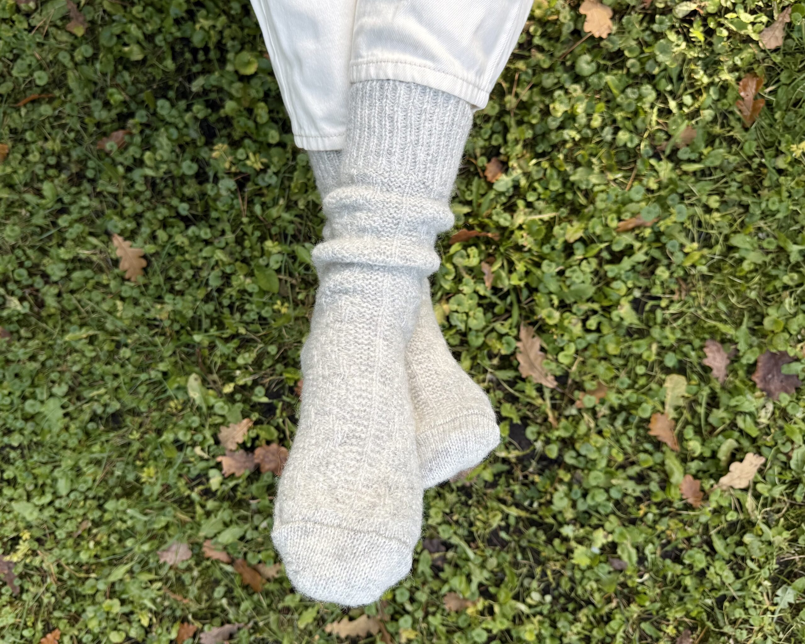 WoolLando Jaunzēlandes aitas vilnas zeķes PELĒKAS