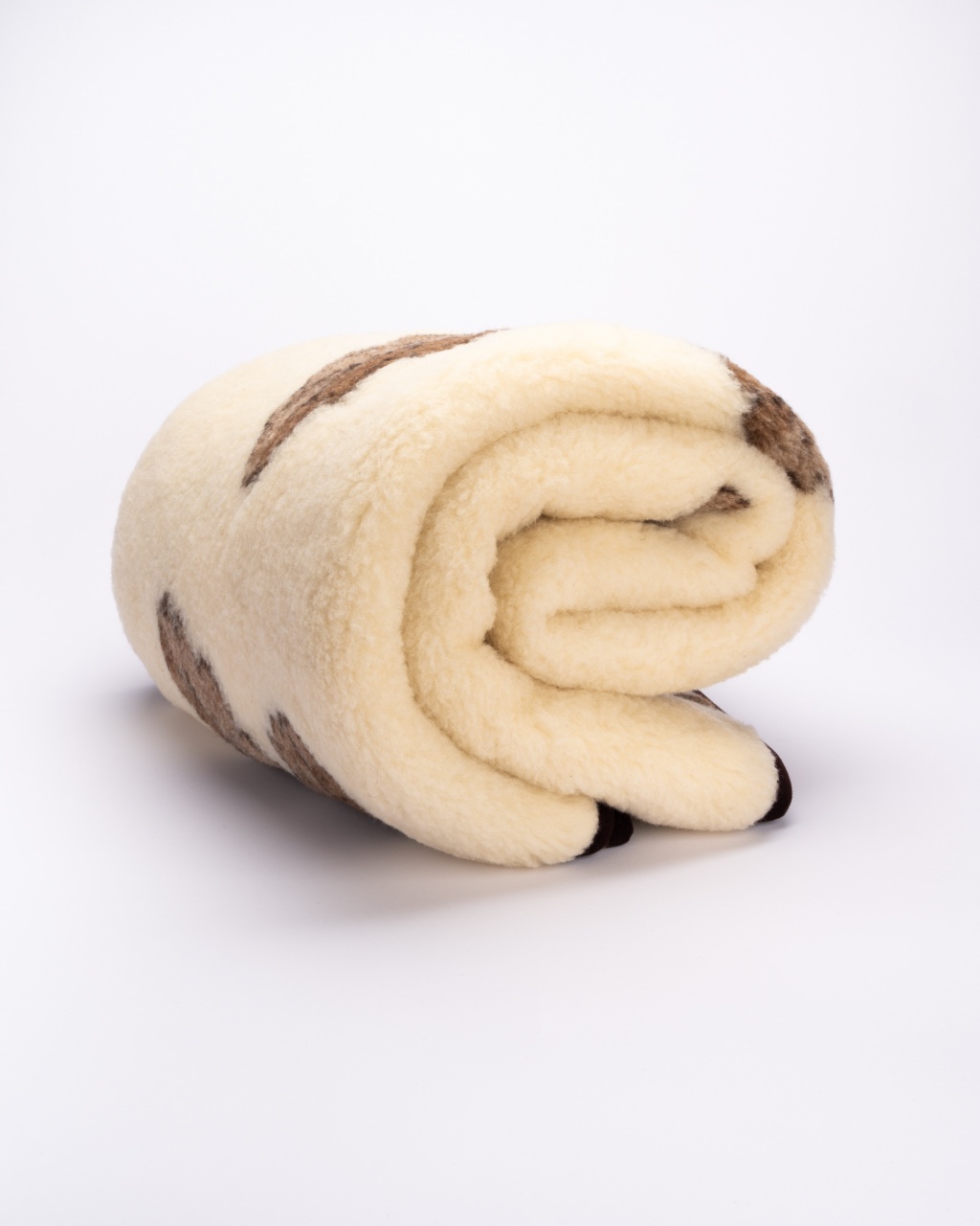 Natural 100% wełniany koc z merynosa OAK 800 g/m²