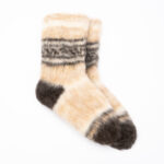 WoolLando dabīgas 100% suņu vilnas DZELTENAS zeķes