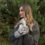 Sieviešu merino vilnas cimdi RUDOLF