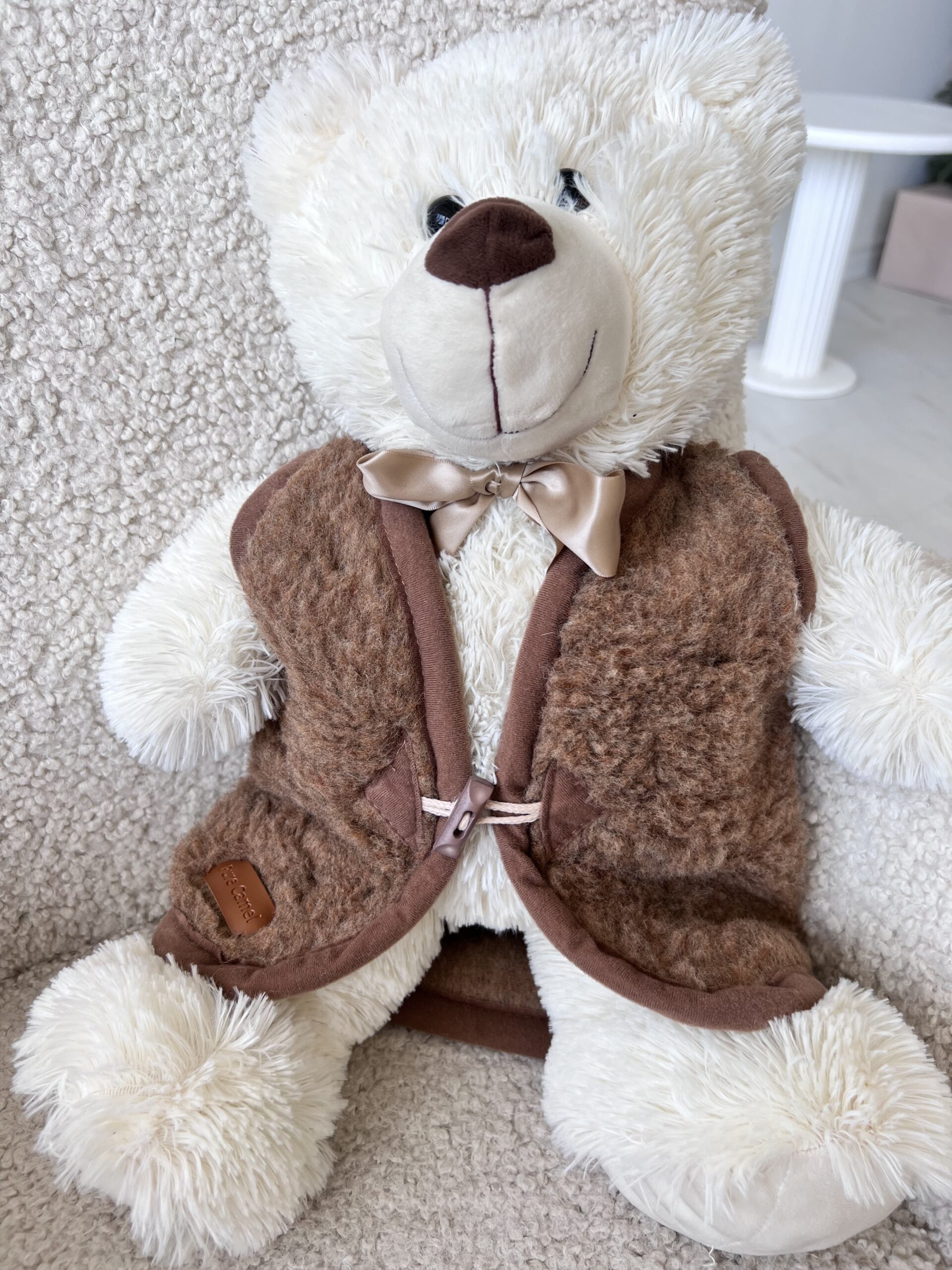 Bērnu kamieļu vilnas veste
