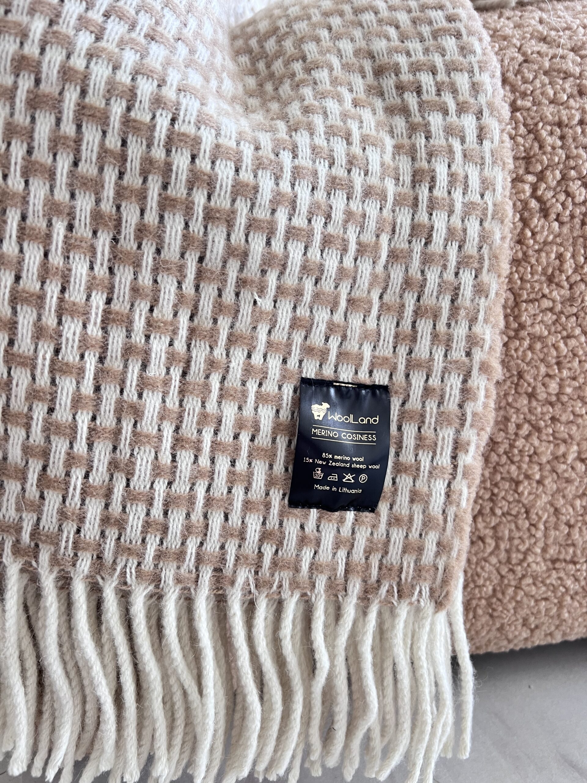 Woolland MERINO COSINESS Luksusa merino vilnas pleds 200x220