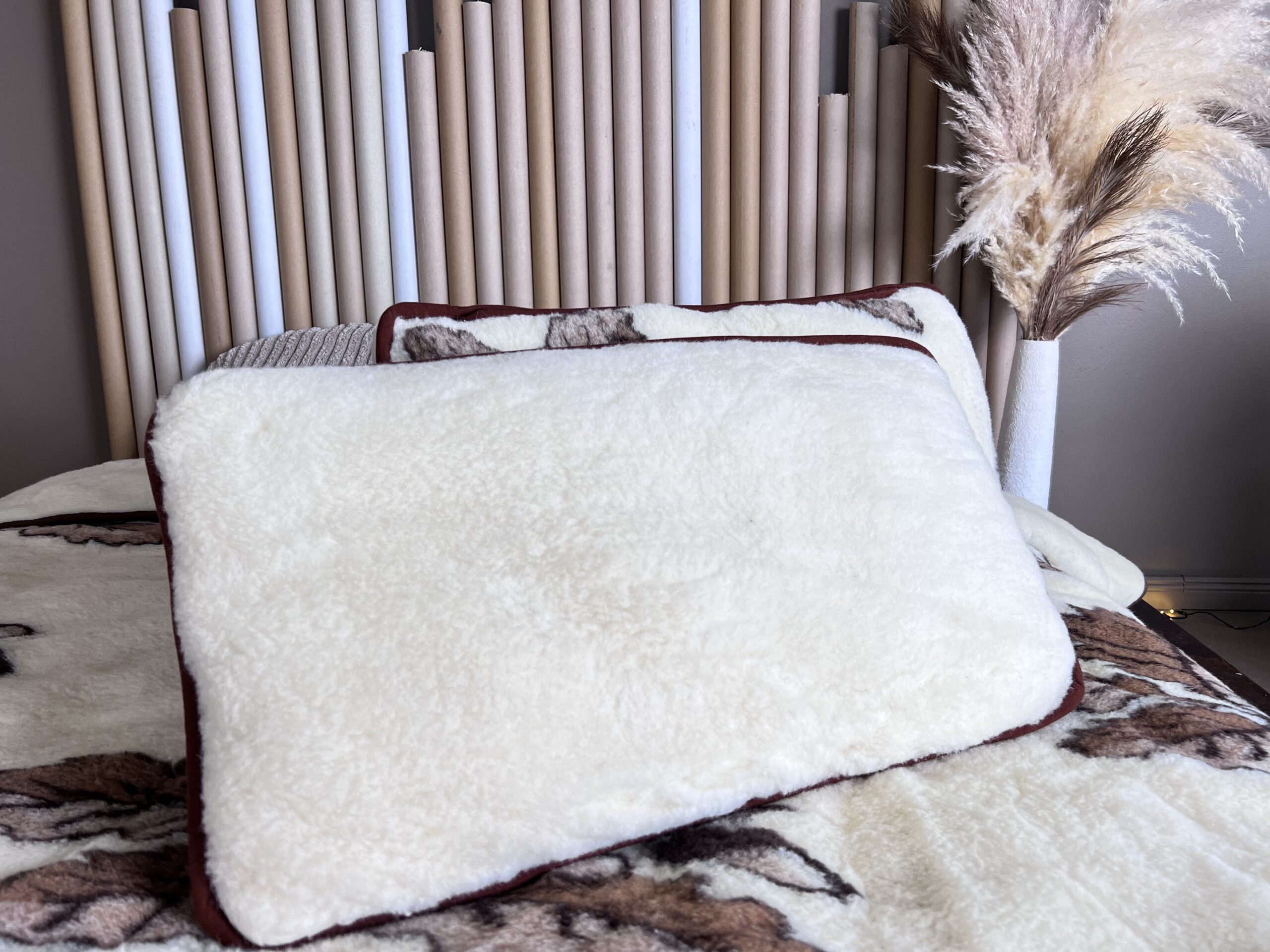 Dabīgs 100% Merino vilnas plāns gultas veļas komplekts OAK