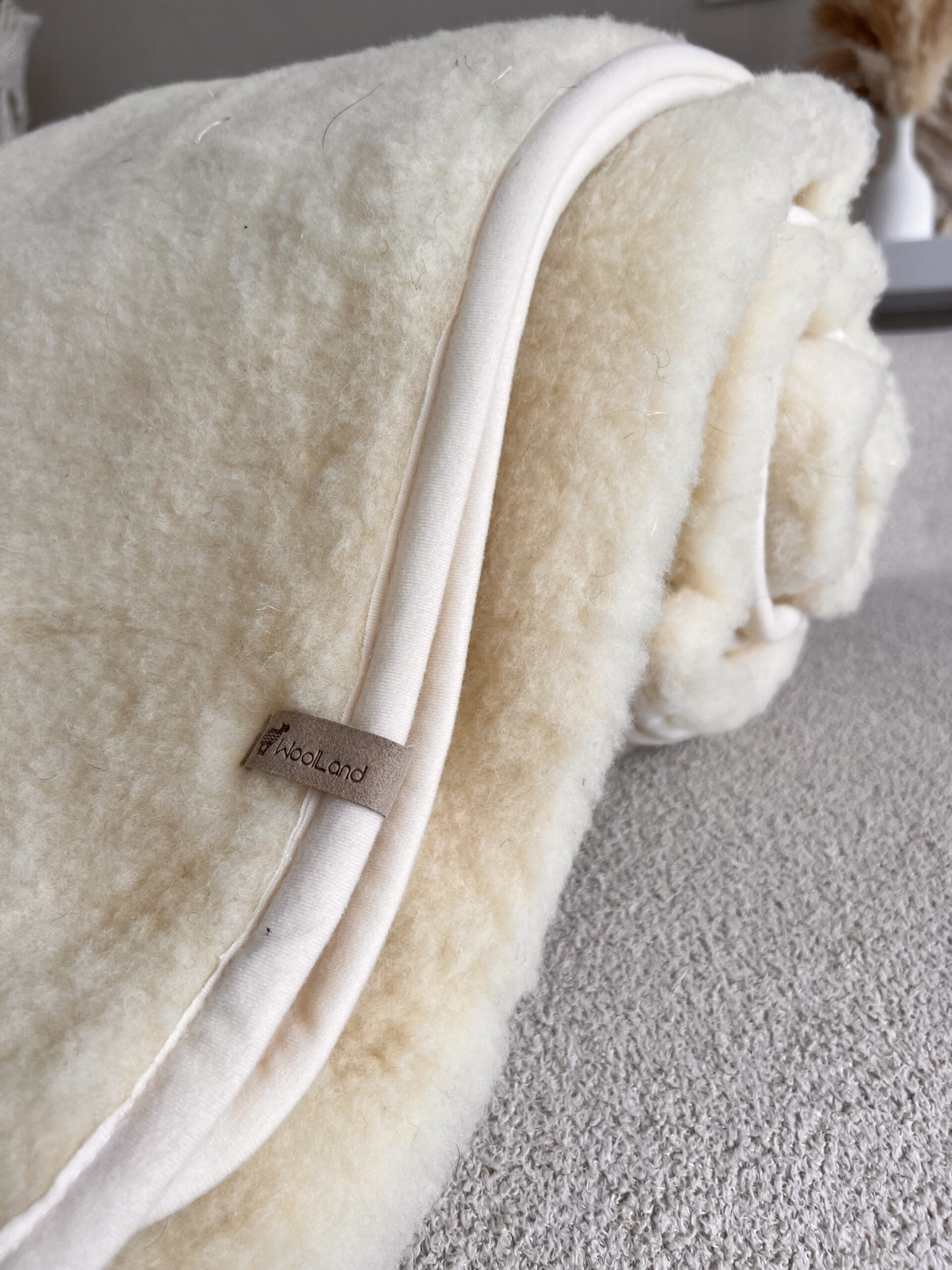 Woolland Natural 100% Merino vilnas vieglā sega - pleds
