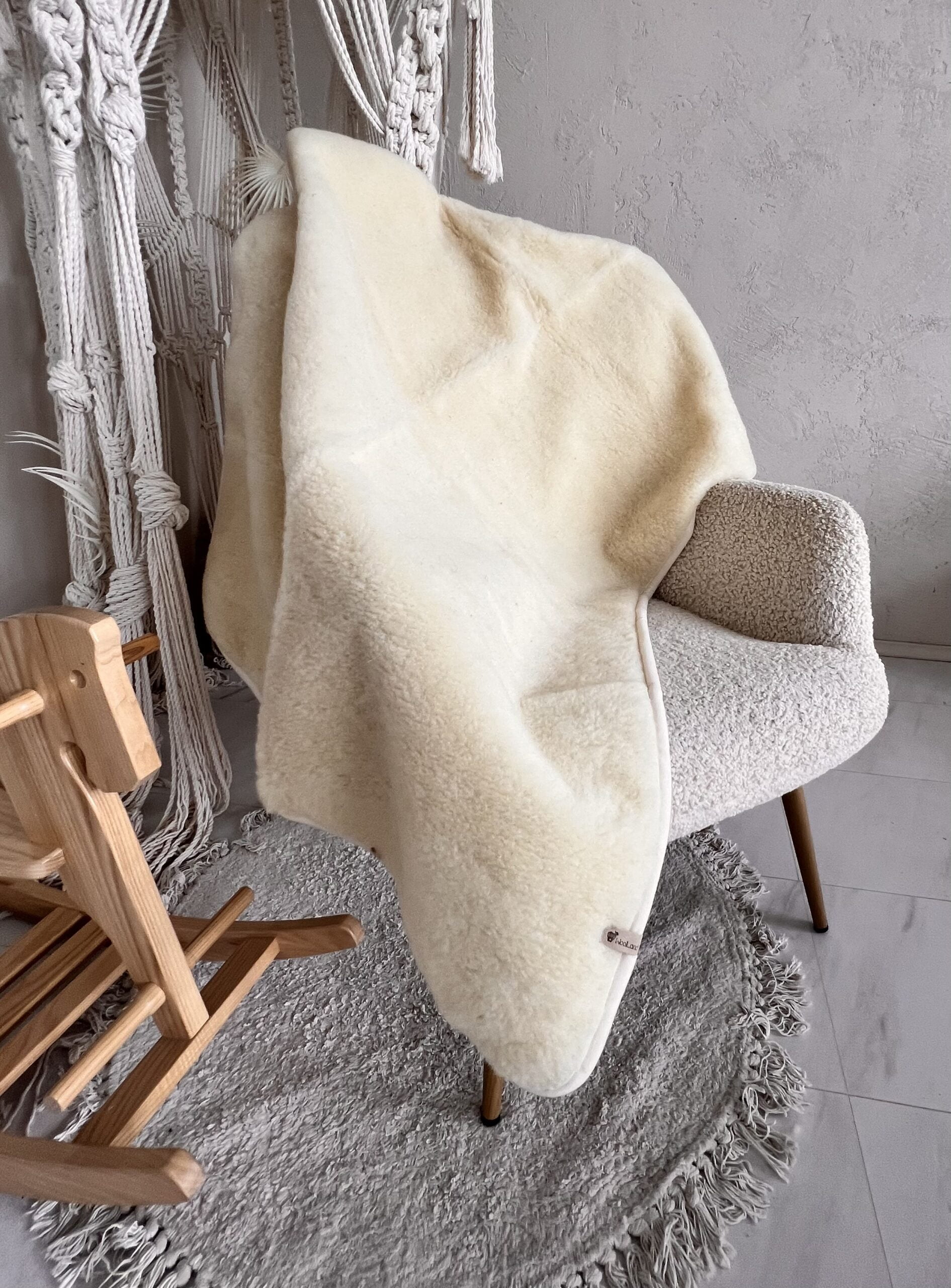 WOOLLAND Bērnu Merino vilnas vieglā sega - sedziņa