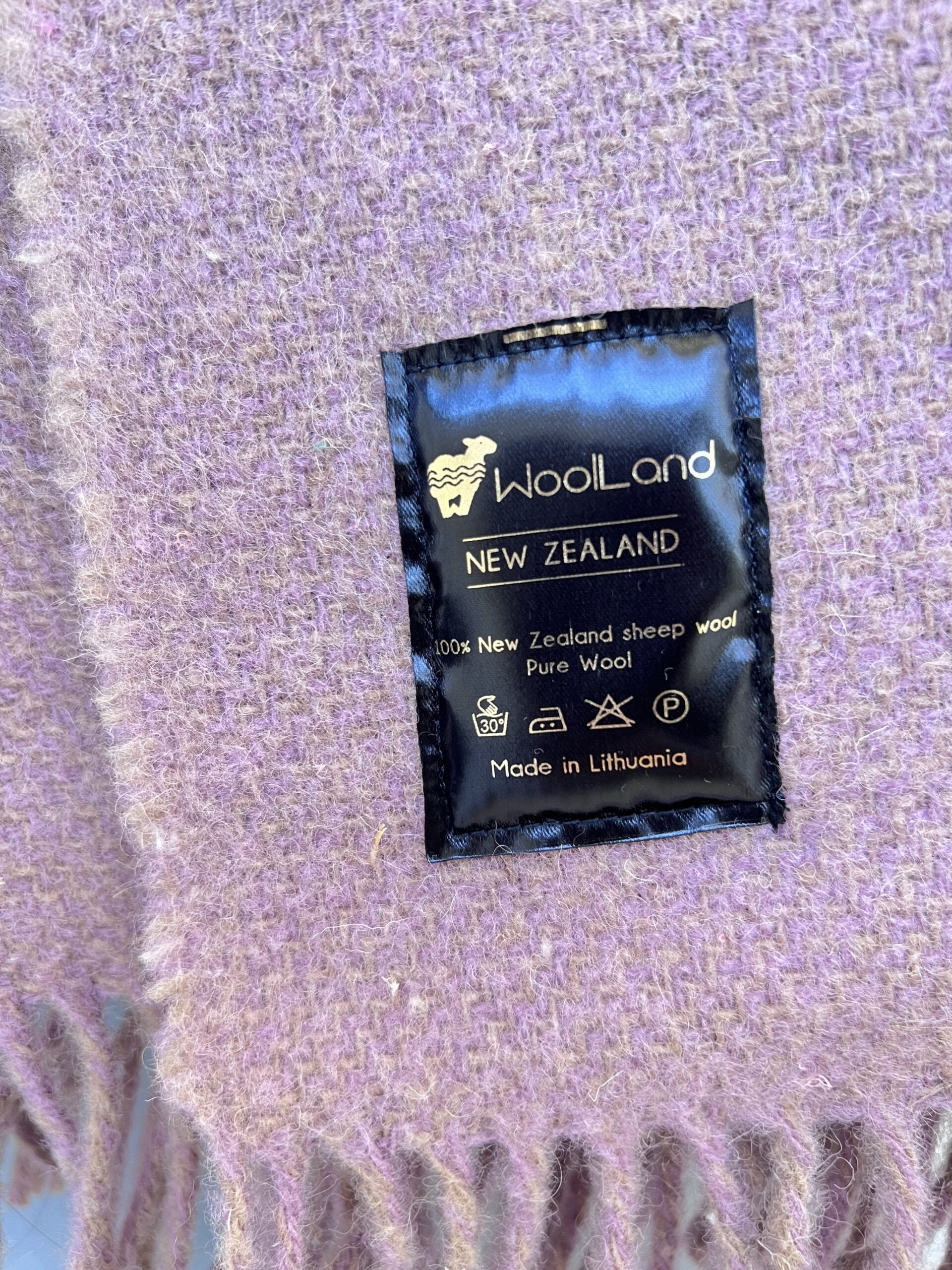 Woolland NEW ZEALAND Luksusa 100% vilnas sega ROSE 140x200