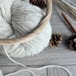 50% suņu 50% aitas vilna GAIŠI PELĒKA - 1kg