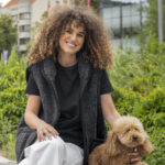 Merino vilnas veste ar apkakli TUMŠI PELĒKA 'UNISEX'