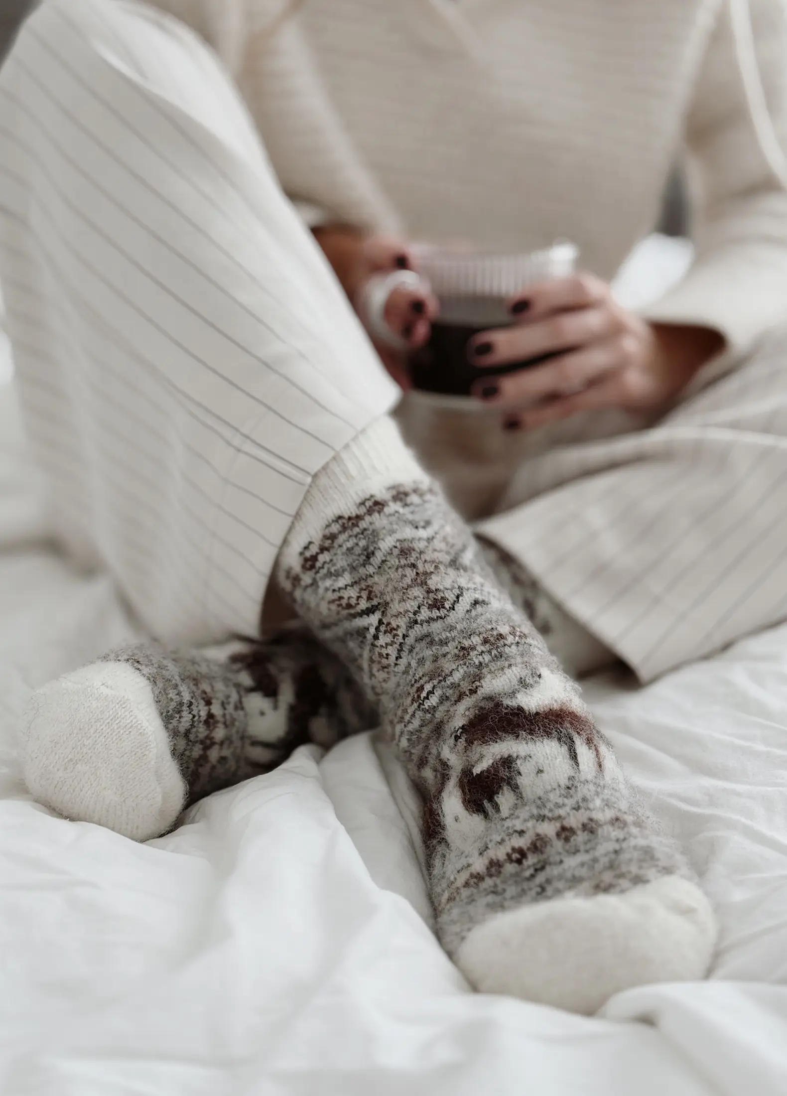 Merino vilnas zeķes BRIEDIS