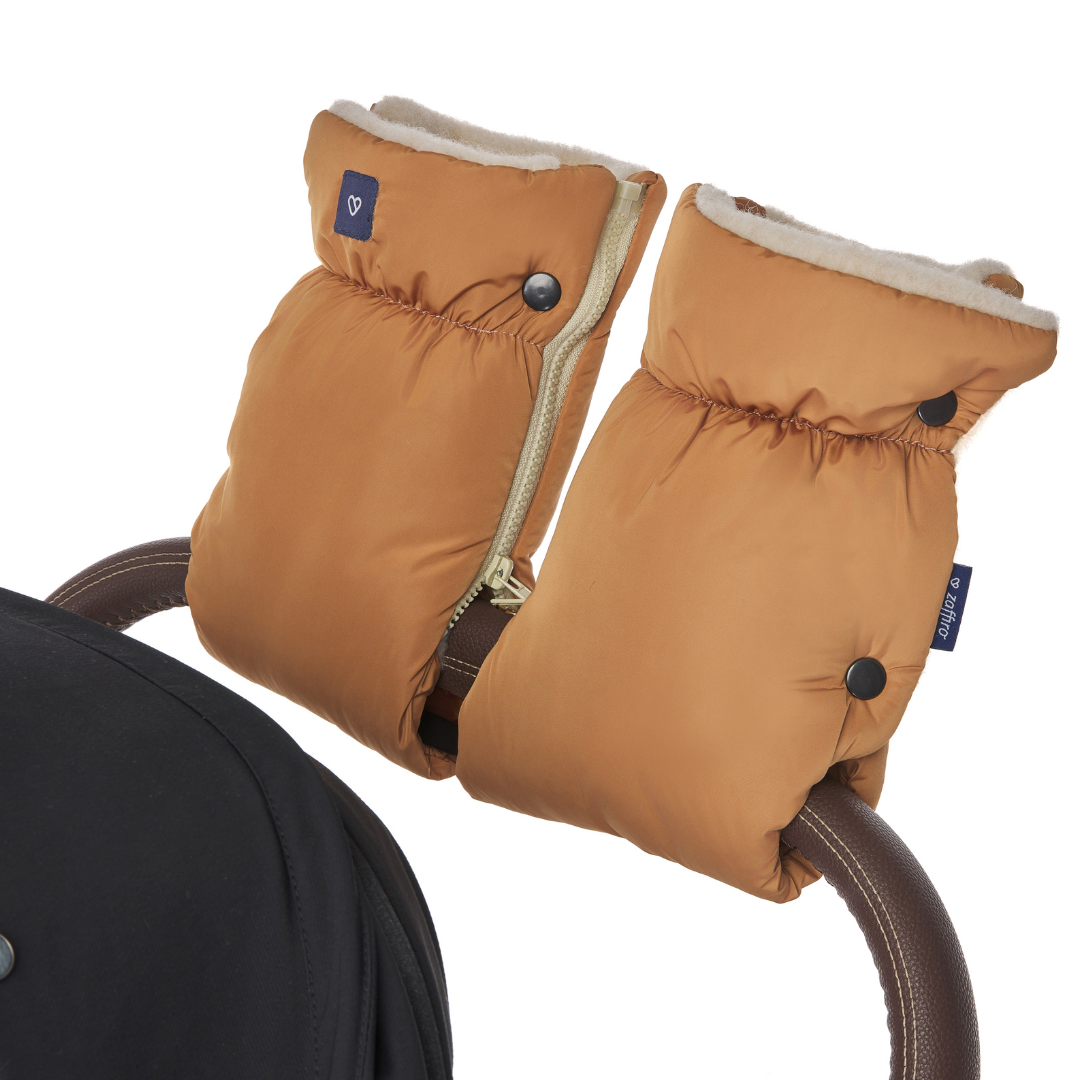 Zaffiro dabīgās vilnas cimdi ratiņiem GRAPHITE