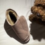 WoolLando sieviešu īstas kažokādas zābaki ar Velcro aizdari