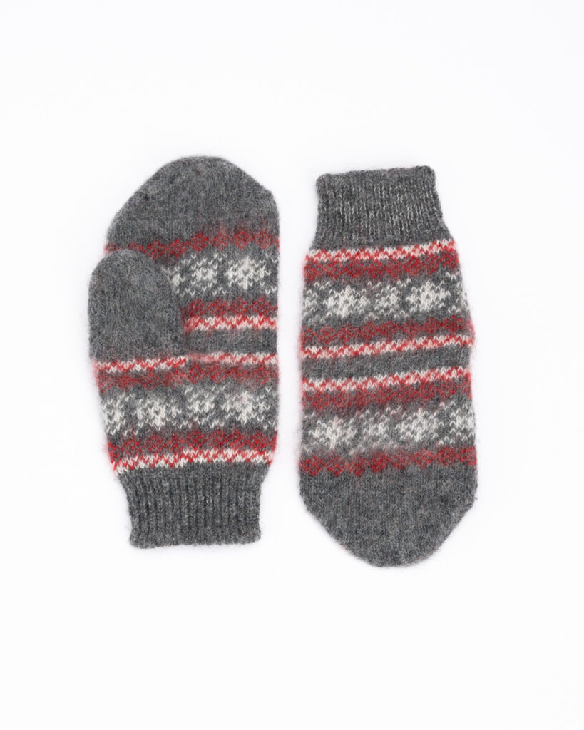 Vīriešu merino vilnas cimdi PELĒKI