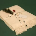 WoolLando 100% JAUNZĒLANDES vilnas luksusa sega BALTA