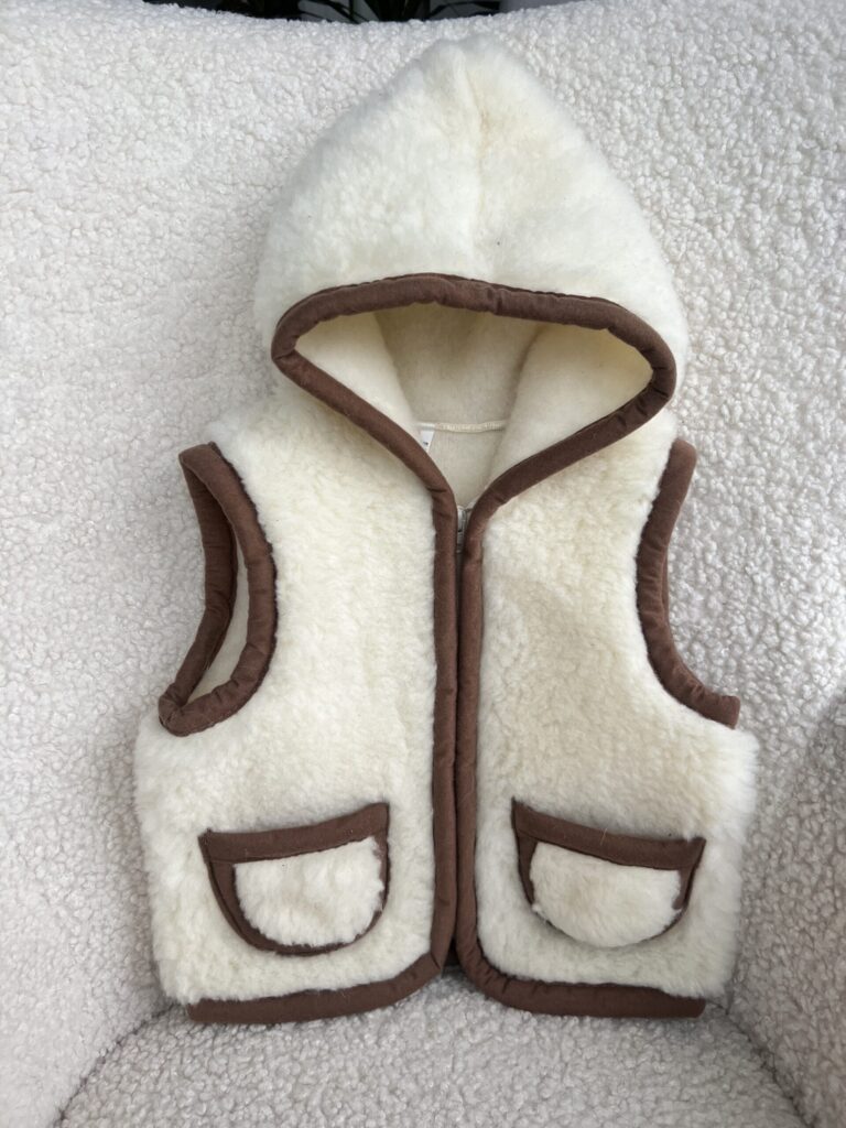 Bērnu merino vilnas veste