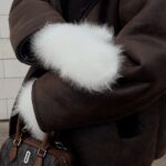 Sieviešu angoras vilnas cimdi bez pirkstiem PREMIUM