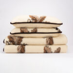 WoolLando dabīgās merino vilnas gultasveļas komplekts OAK