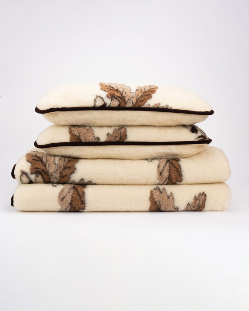 WoolLando dabīgās merino vilnas gultasveļas komplekts OAK