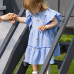 Muslīna kokvilnas kleita MEADOW FAIRY