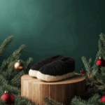 WoolLando dabīgās merino vilnas potīšu čības – TUMŠAS