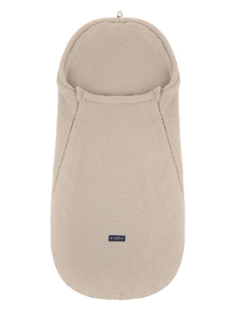 Zaffiro gaišs dabīgās vilnas mazuļa guļammaiss / ietinamais maisiņš
