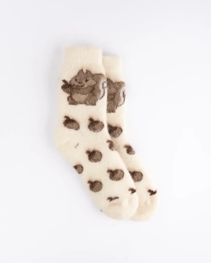 Merino vilnas zeķes RIEKSTU VĀCĒJA