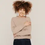 Sieviešu silts 100 % dabīgās vilnas džemperis NIDA