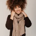 Silta šalle ar dabīgo vilnu CHARM