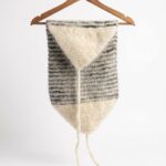 100% Sibīrijas Haskija suņu vilnas svītrainā jostas josta – WoolLando