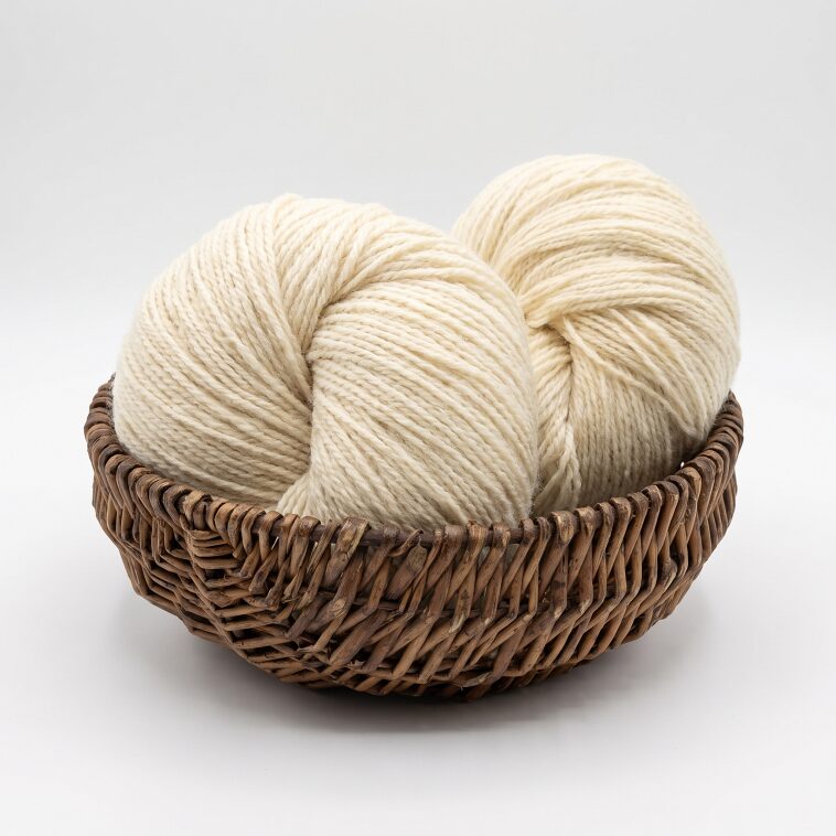 Aitas vilnas dzija 1 kg – BALTA, WoolLando