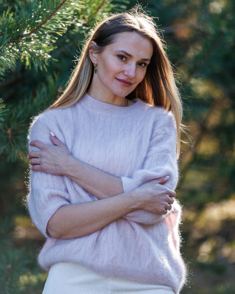 Bērnu moherasvilnas džemperis BABY PINK