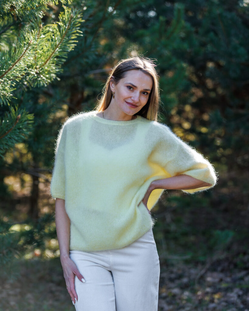 Bērnu moherasvilnas džemperis SUN