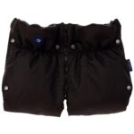 Silti merino vilnas ratiņu cimdi – MELNI, Zaffiro