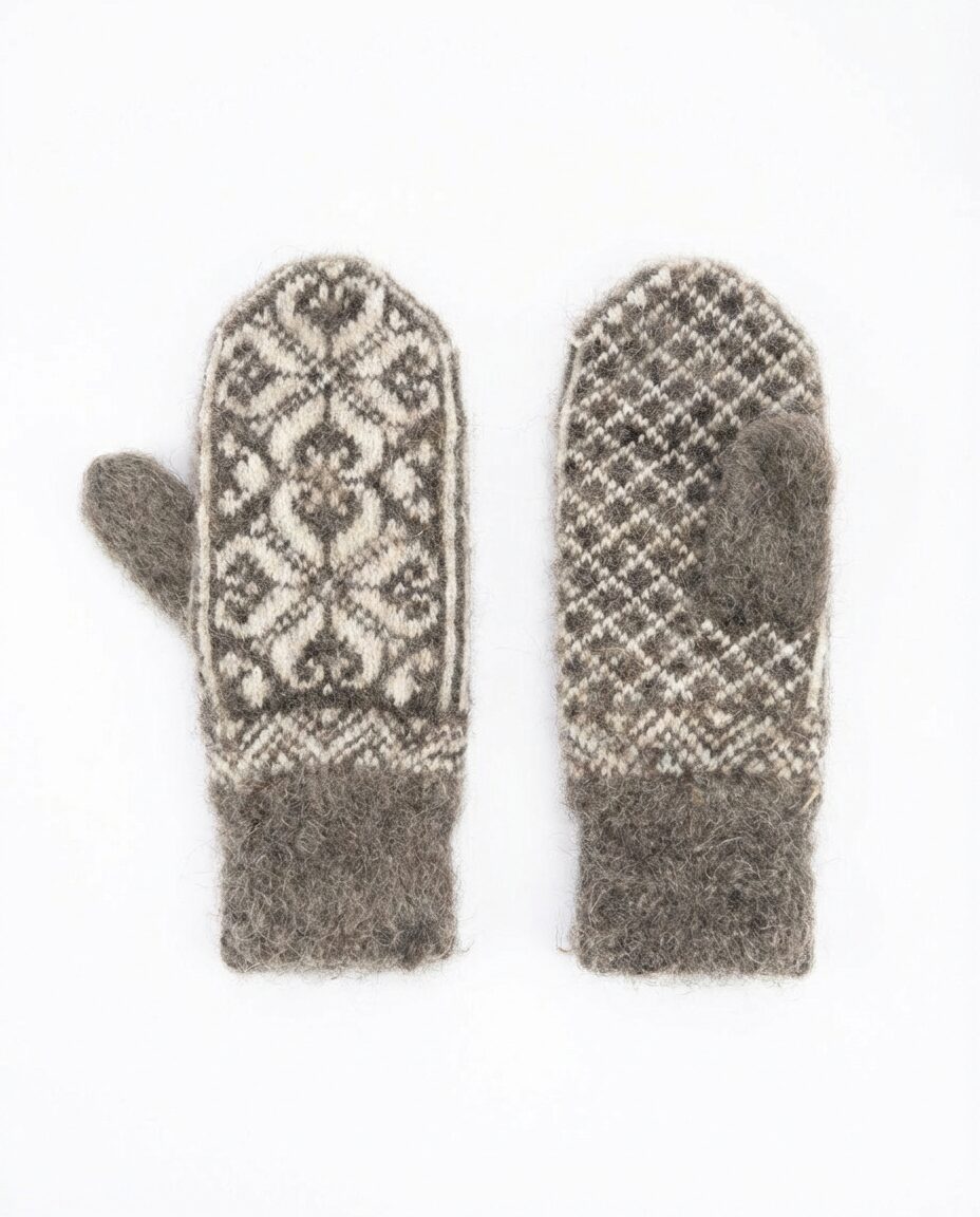 Sieviešu merīnovilnas dūraiņi WHITE WINTER, WoolLando