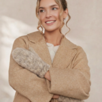 Pelēki 100% suņa vilnas dūraiņi "unisex" – WoolLando