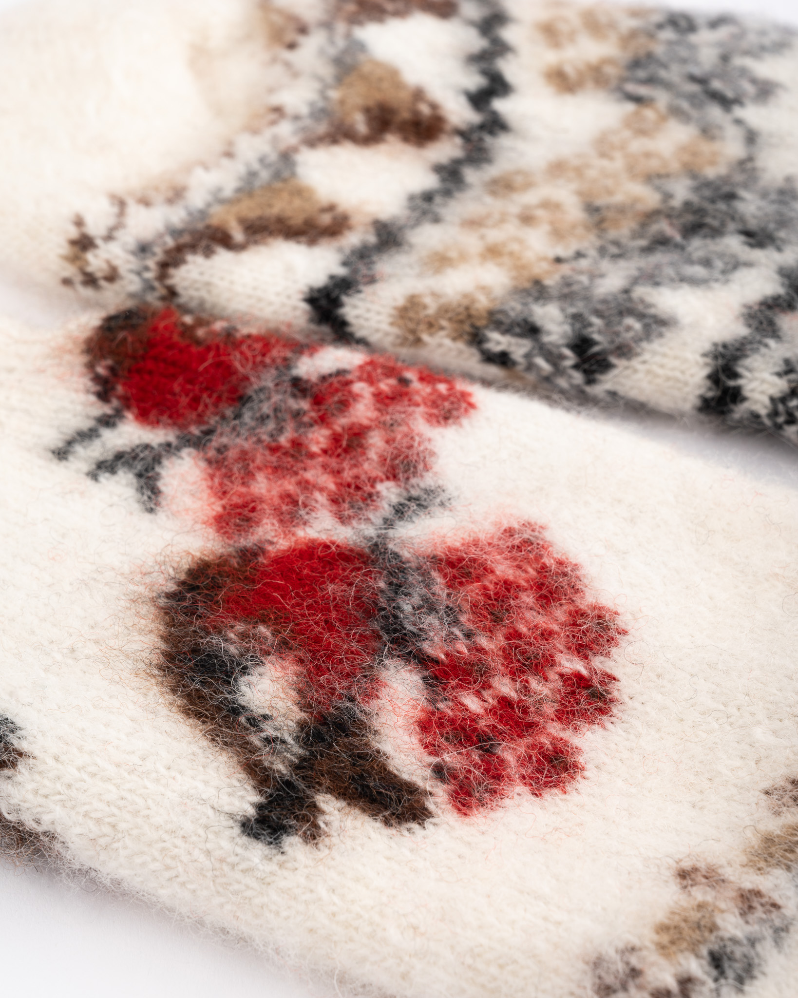 Merino vilnas zeķes BALTA SNIEGENA, WoolLando