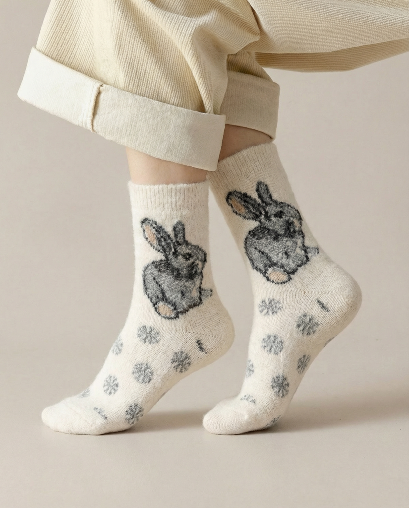 Merīnovilnas zeķes BUNNY, WoolLando
