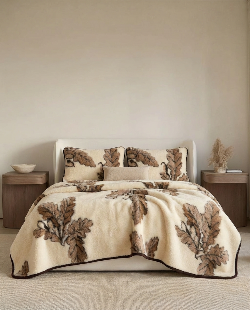 100% merīnovilnas sega OAK 800 g/m², WoolLando