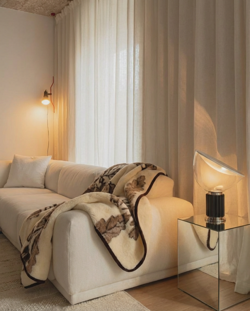 100% merīnovilnas viegls pārklājs OAK, WoolLando