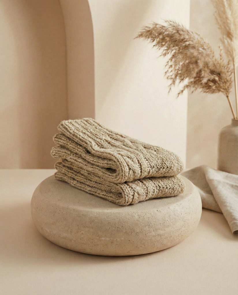 Rokām darinātas aitas un suņu vilnas zeķes, WoolLando