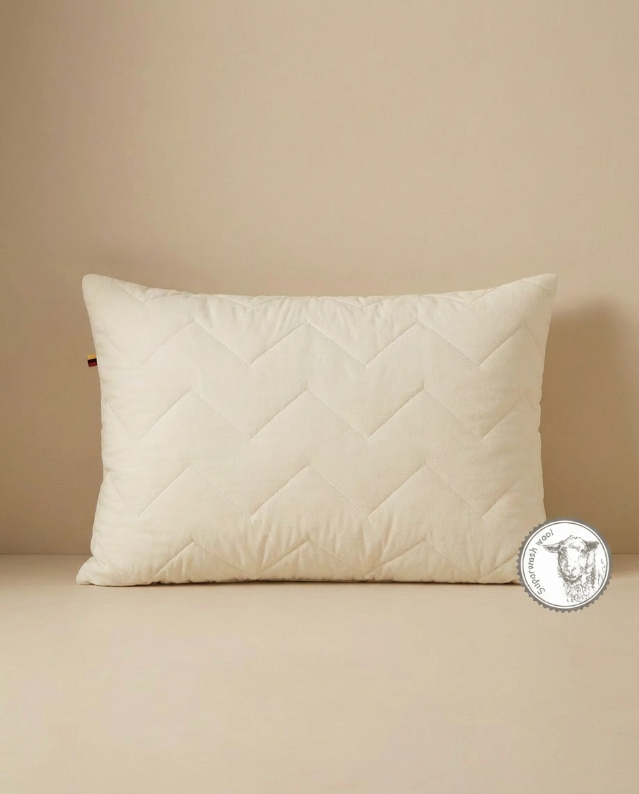 Mazgājamais aitas vilnas segas un spilvenu komplekts SUPERWASH 300 g/m²
