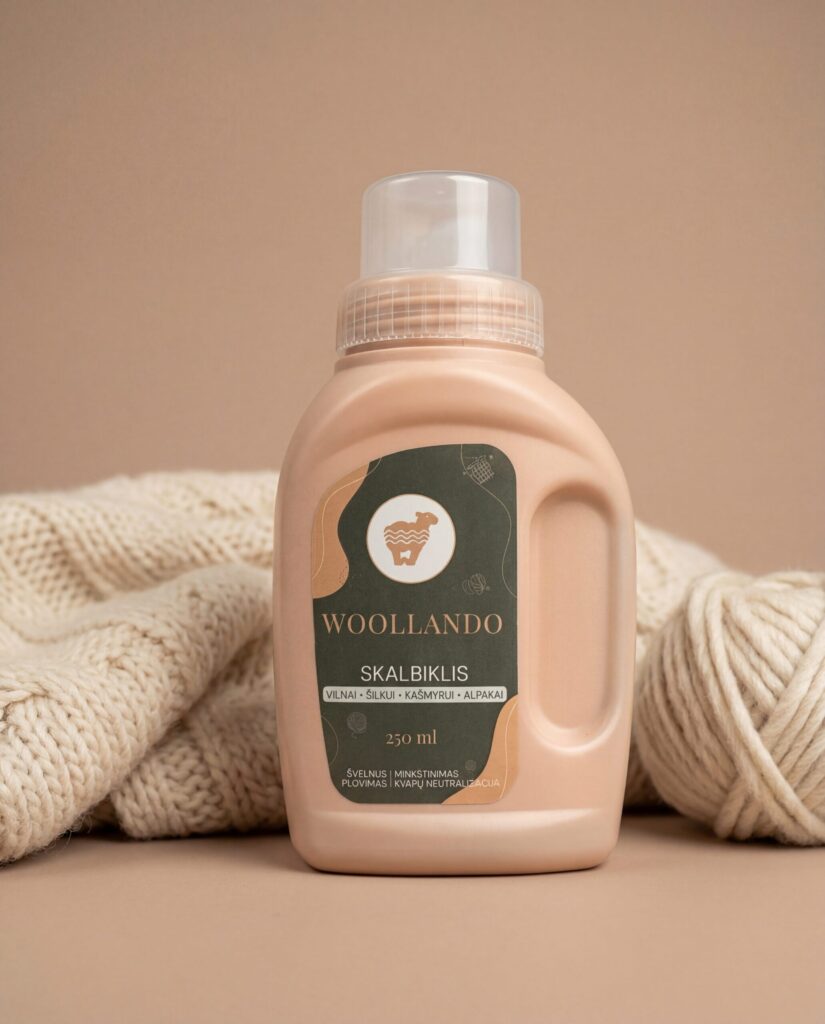 Universāls vilnas, zīda un kašmira mazgāšanas līdzeklis 250 ml, WoolLando