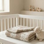 Bērnu brūnā vilnas sega TEDDY BEAR