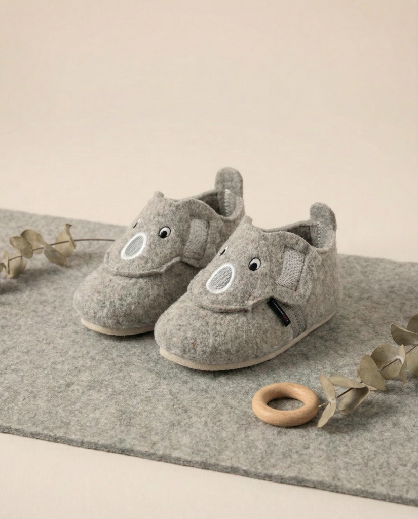Bērnu vieglie dabīgās vilnas filca zābaki KOALA, WoolLando