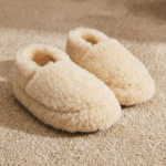 Baltas merino vilnas potītes zābaku čības CLOUD, WoolLando