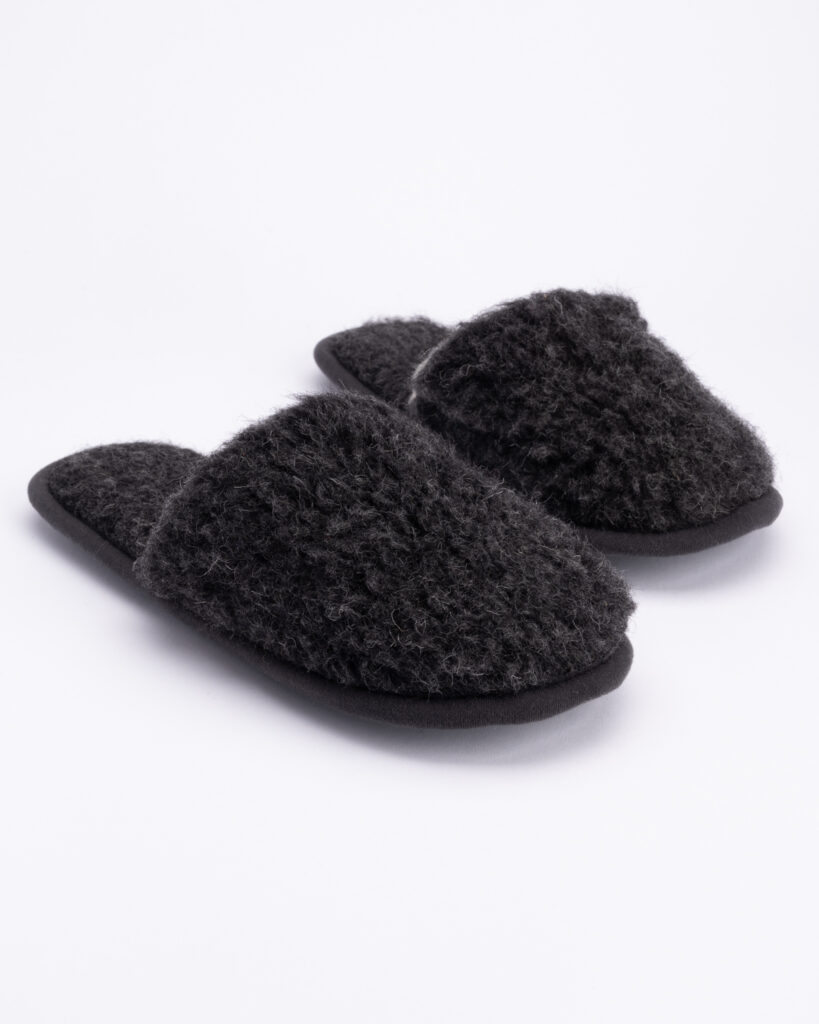 Merino vilnas čības BLACK, WoolLando