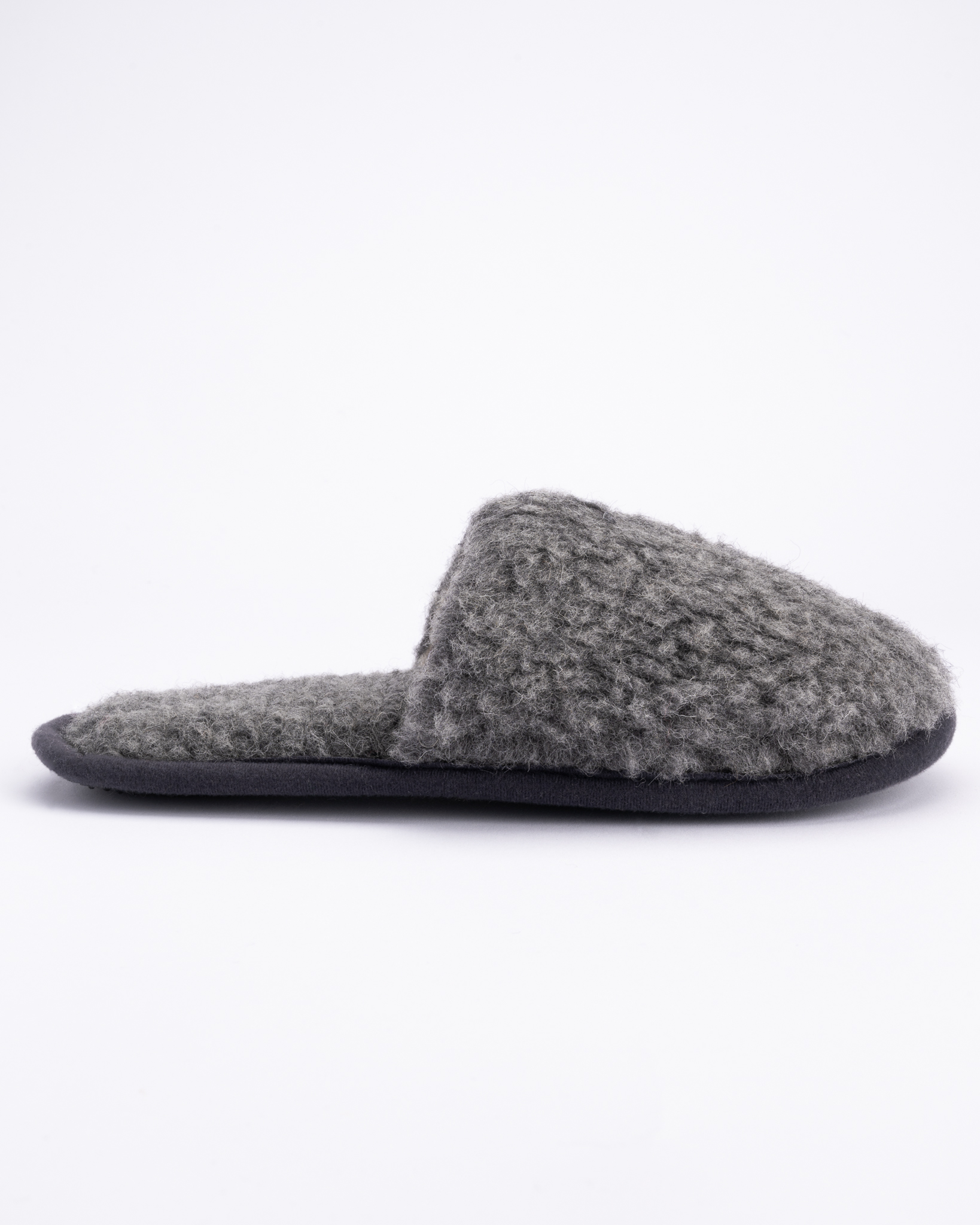 Pelēkas merino vilnas čības GREY, WoolLando