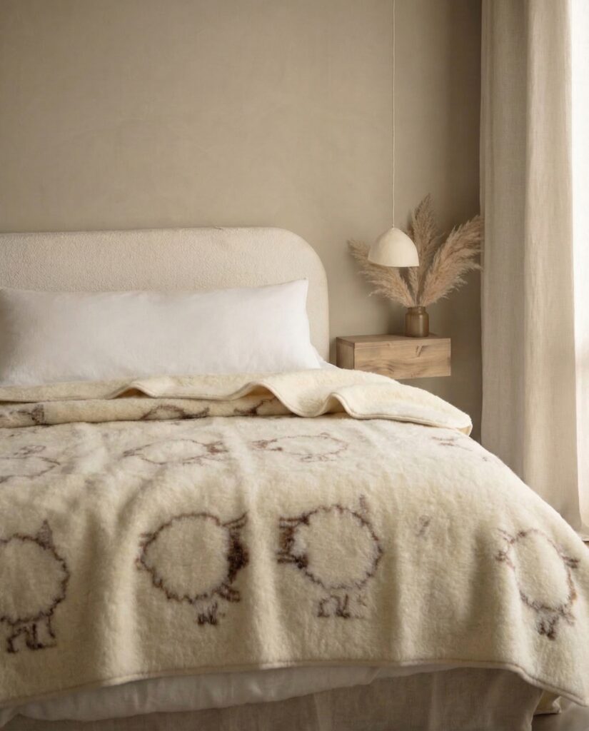 Merīnovilnas sega AVYTĖ, WoolLando