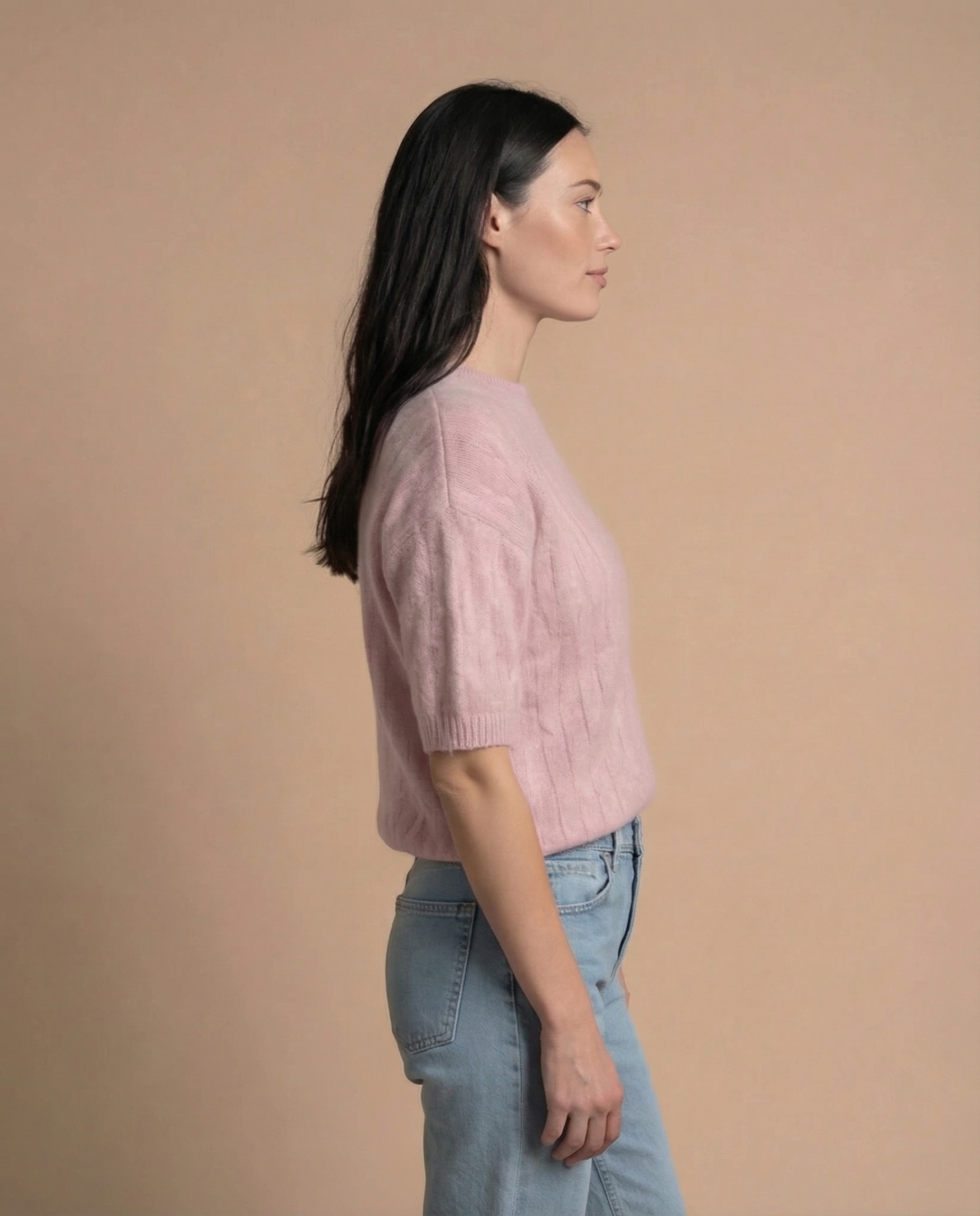 Bērnu moherasvilnas džemperis BABY PINK